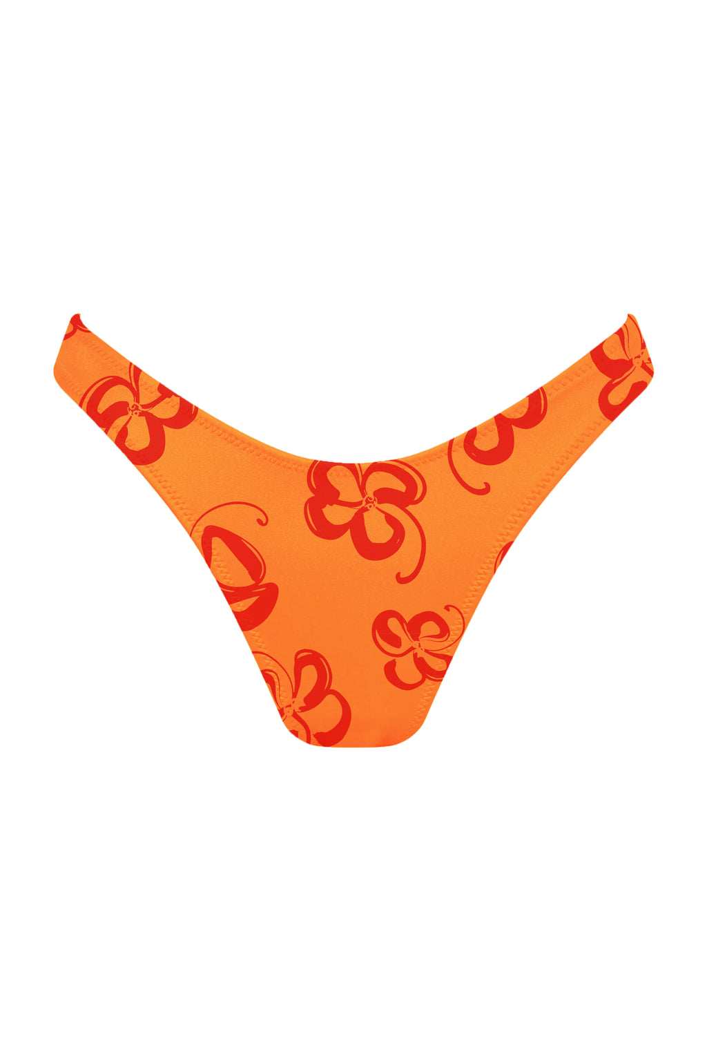 Dolphin Magic 80's Bottoms — Sunset Flower