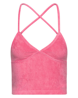 Peggy Backless Top — Guava