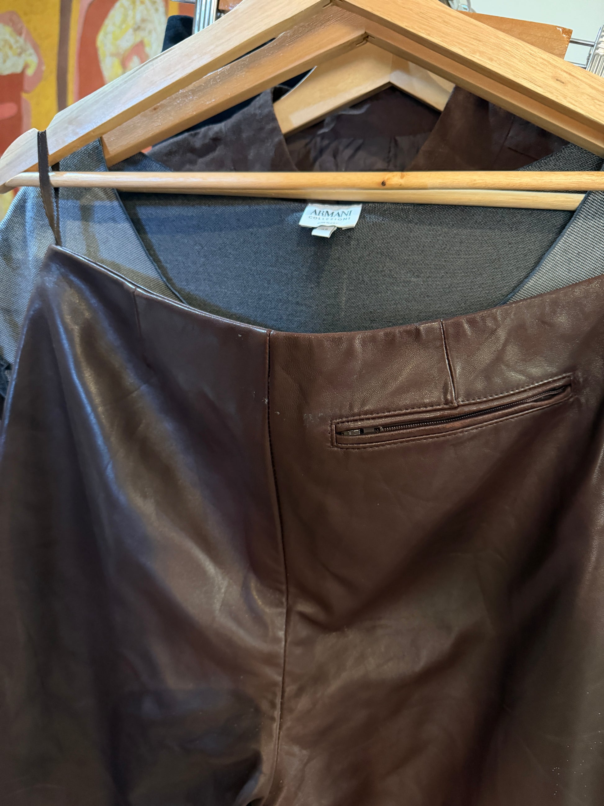 Ralph Lauren Leather Pants (M)