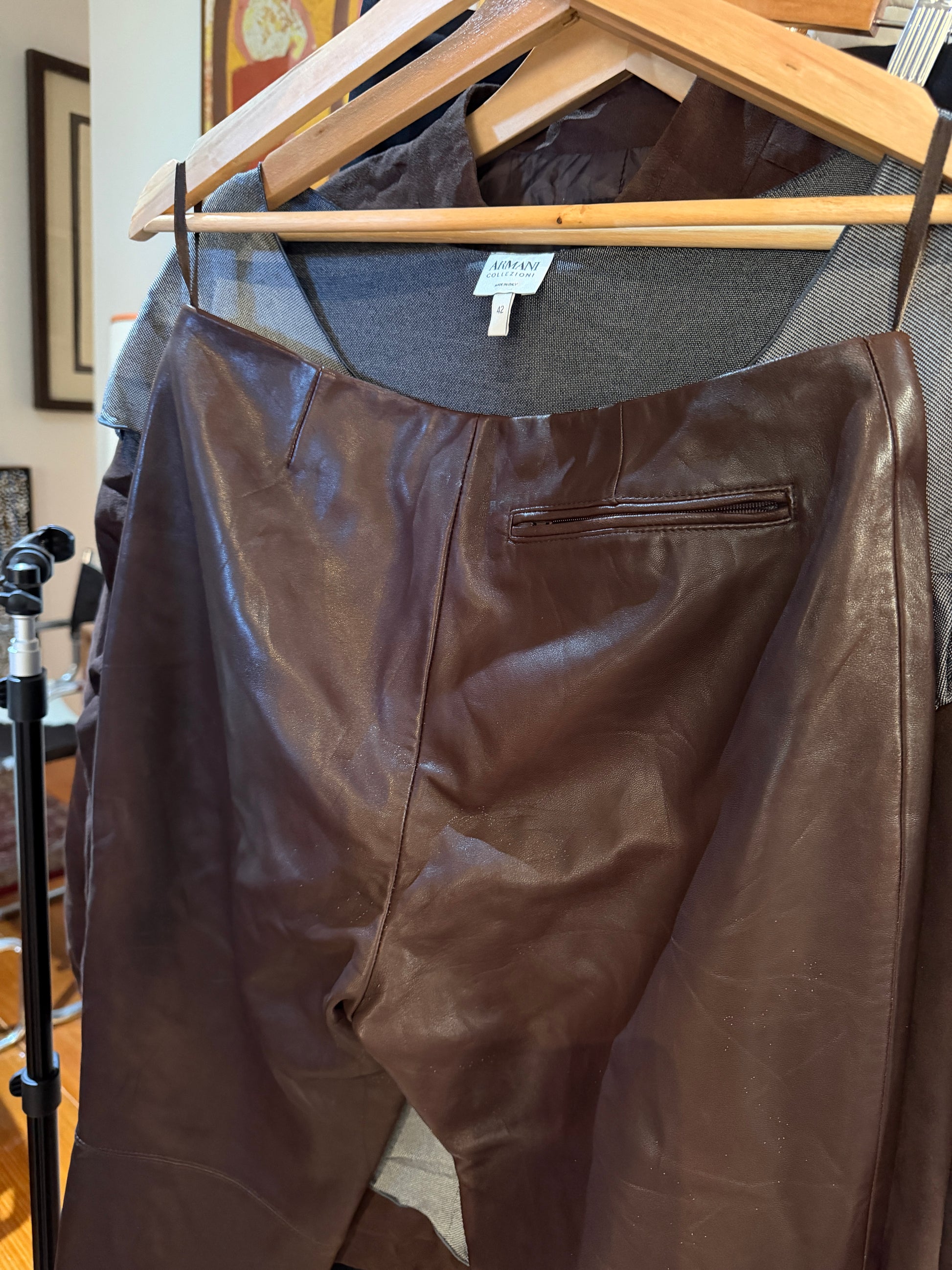 Ralph Lauren Leather Pants (M)