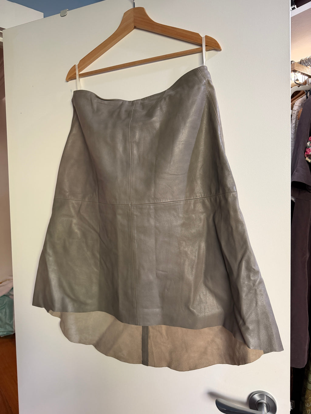 DKNY Leather Skirt (12/14)