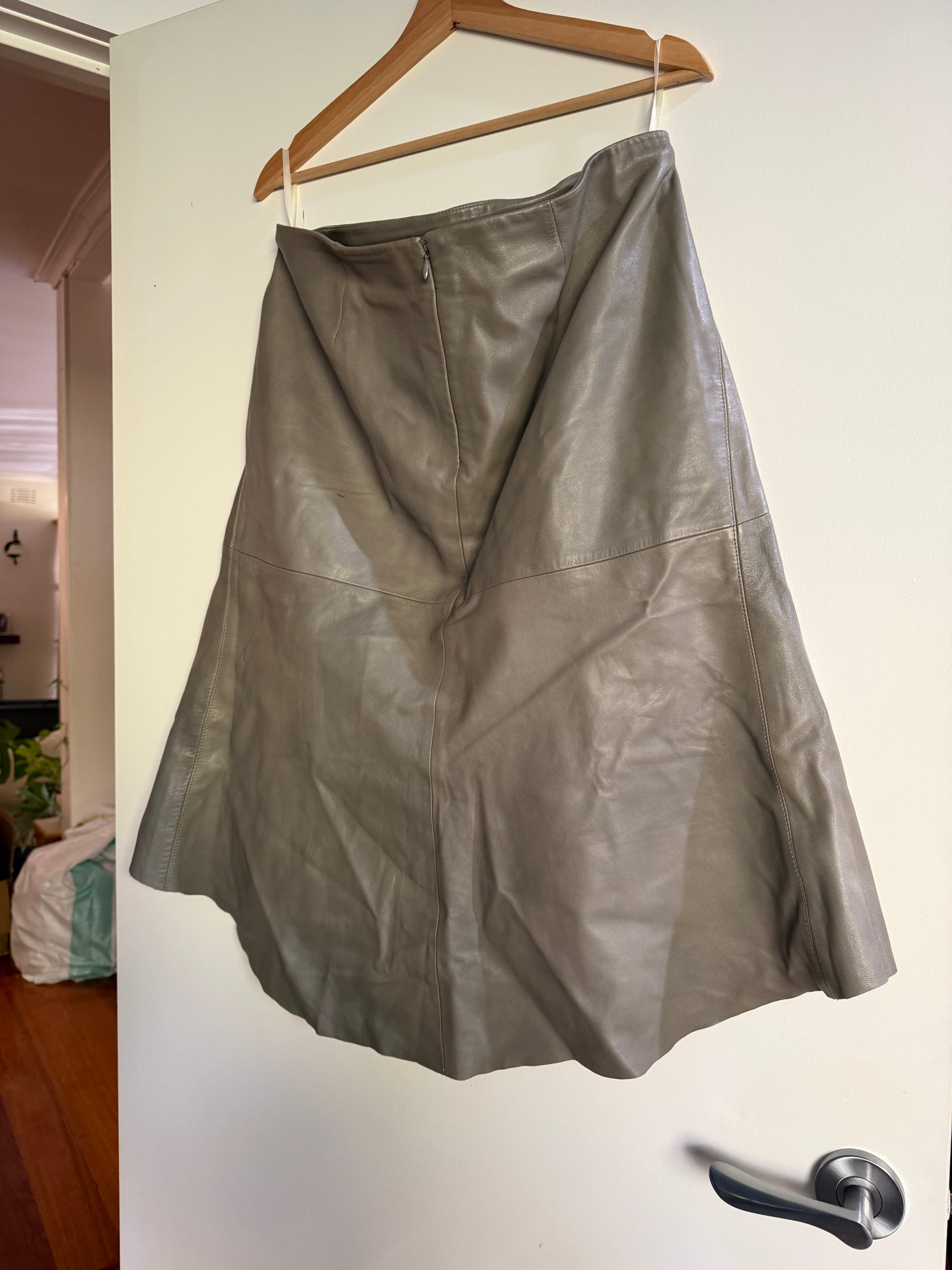 DKNY Leather Skirt (12/14)