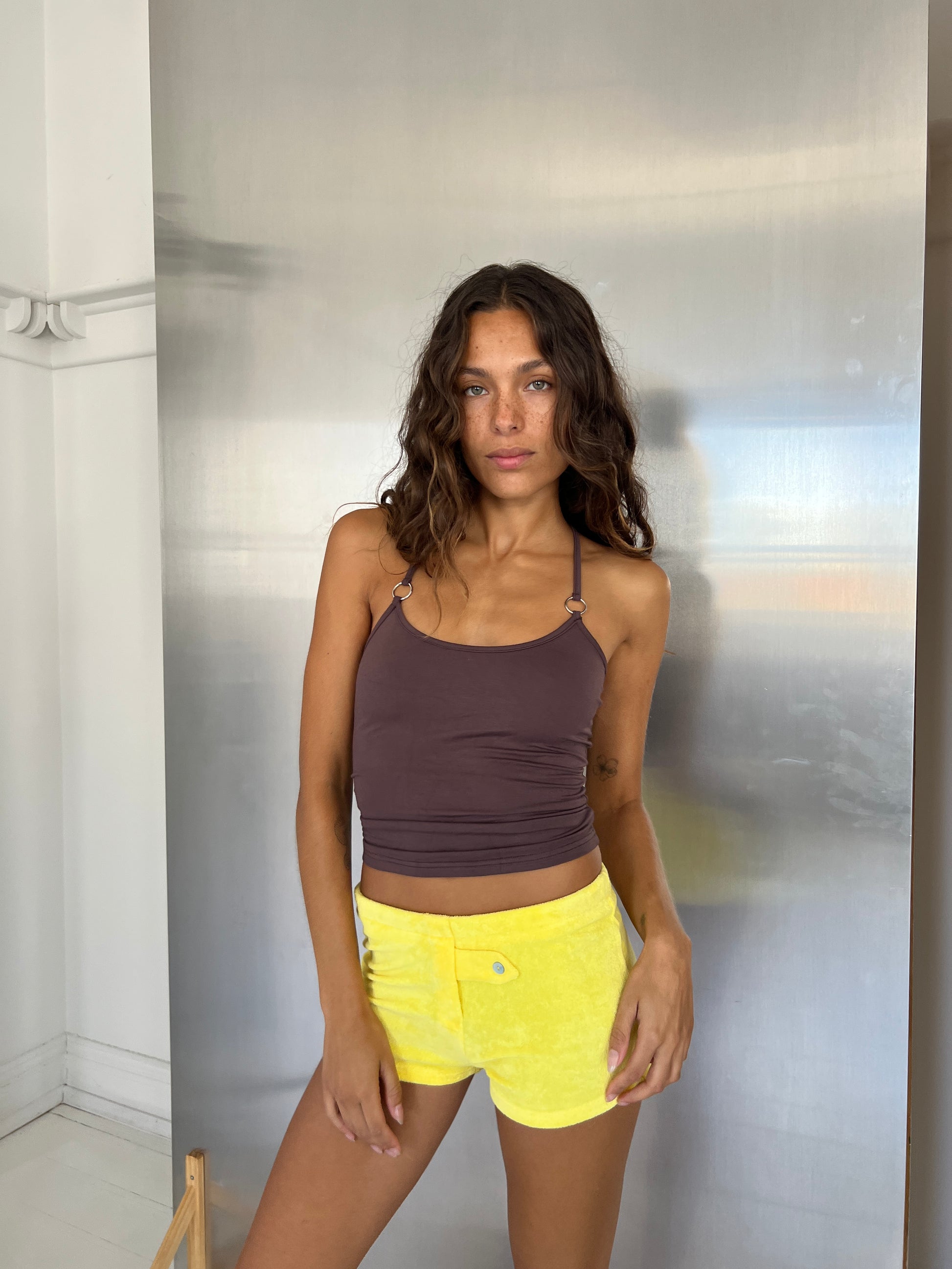 Aquila O'Ring Tank Top — Umber
