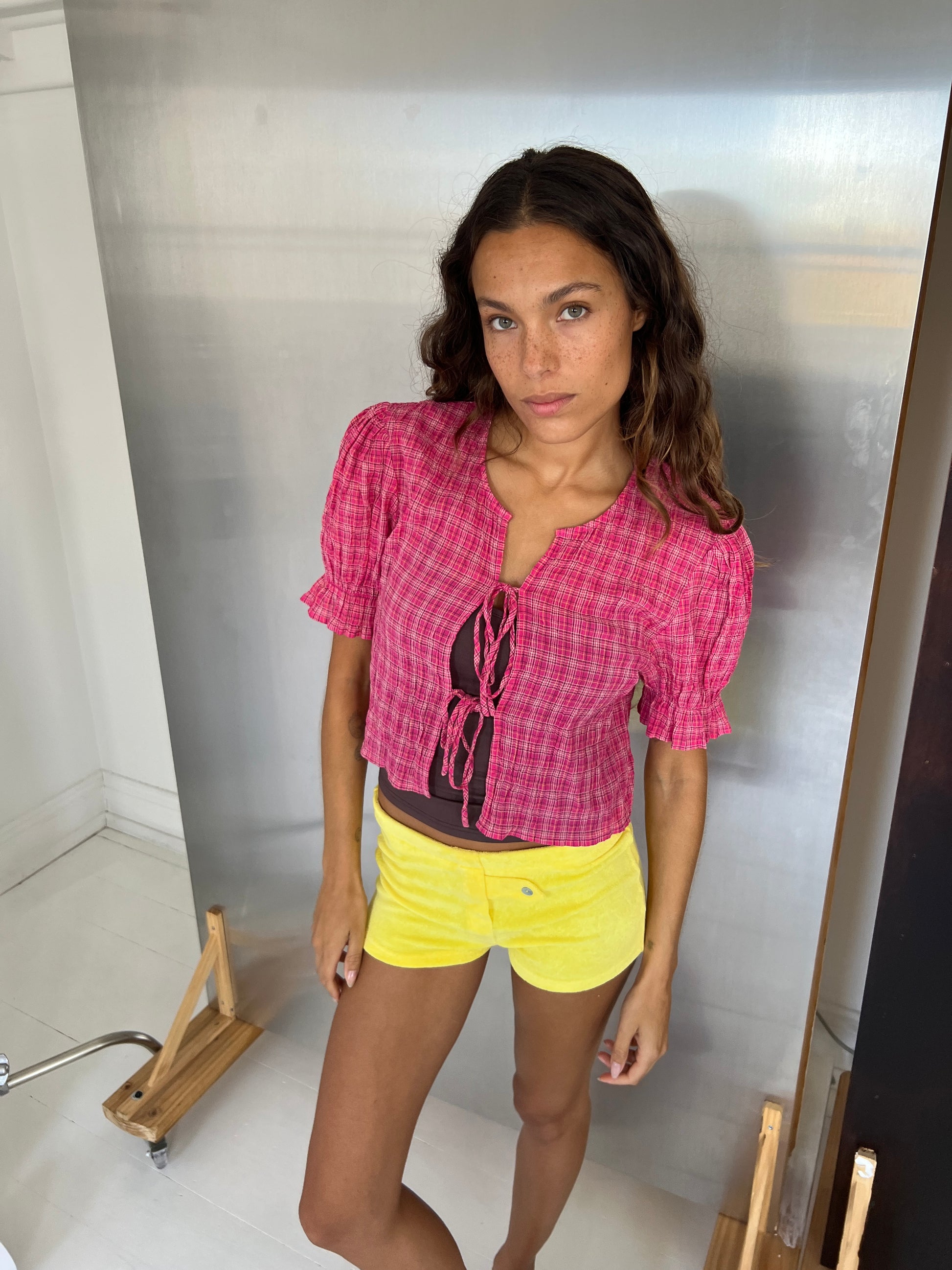 Kismet Plaid Top