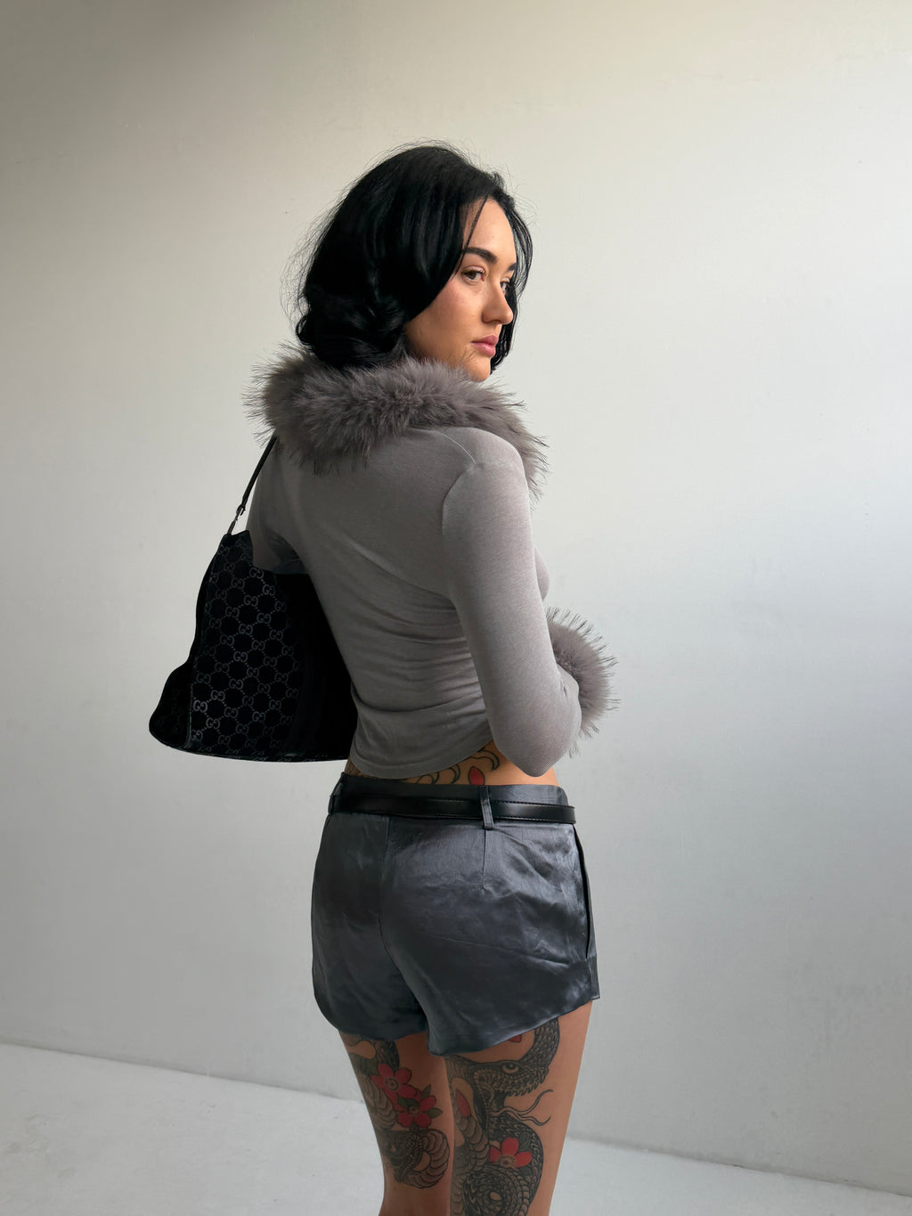 Off Duty Top — Faux Fur