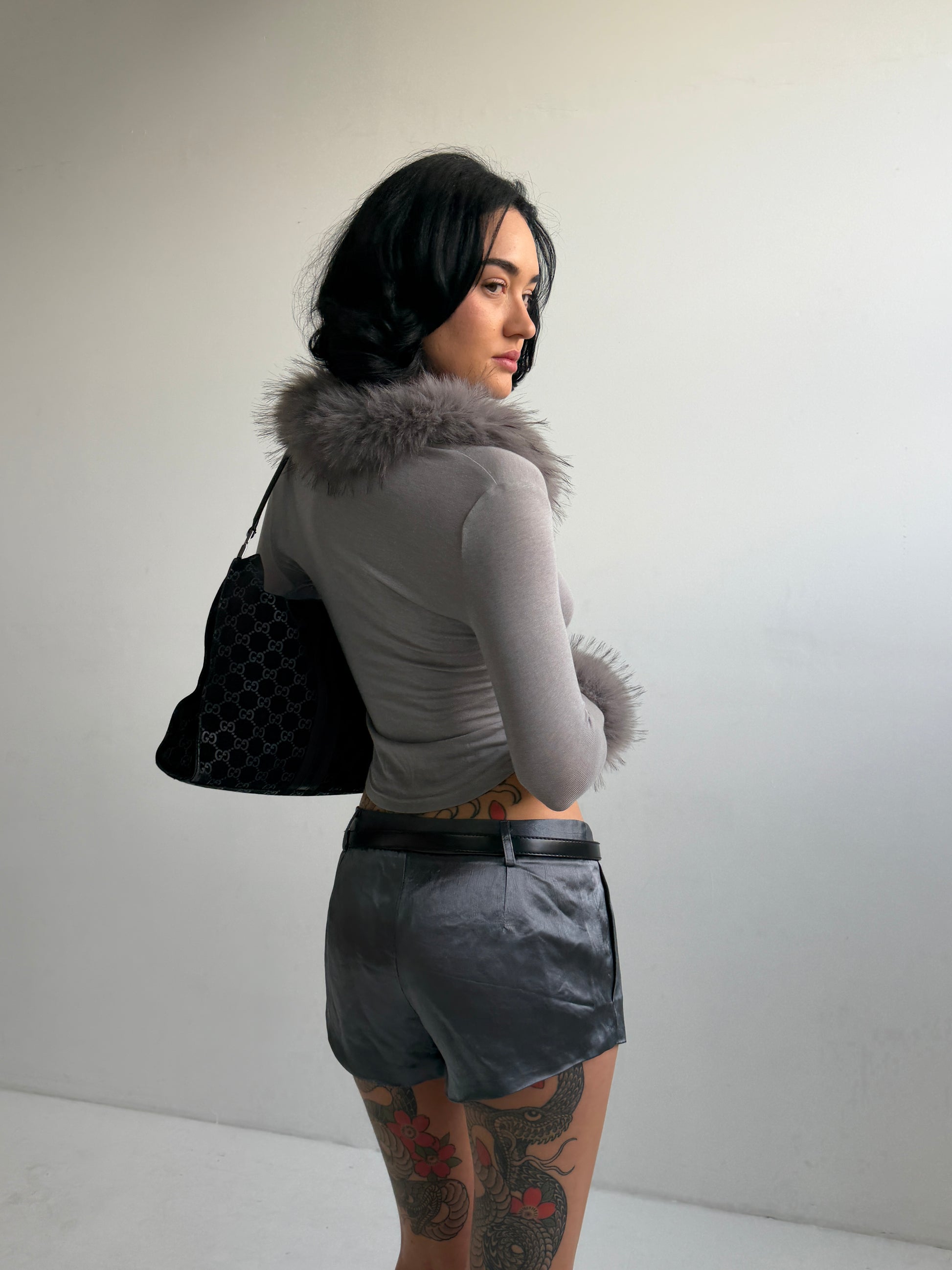 Off Duty Top — Faux Fur