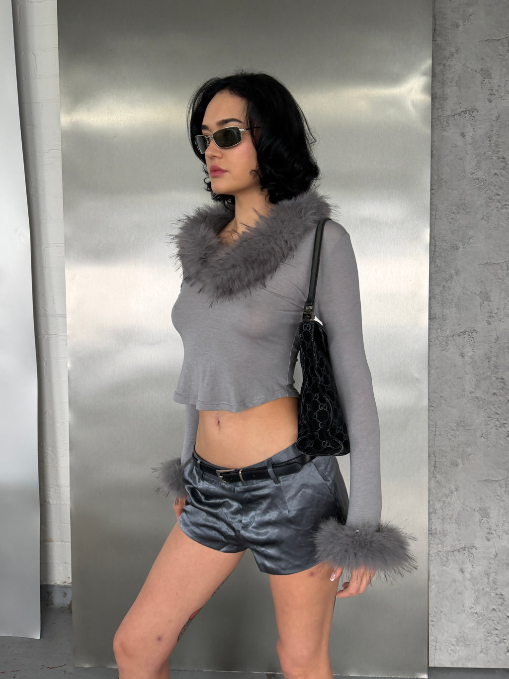 Off Duty Top — Faux Fur