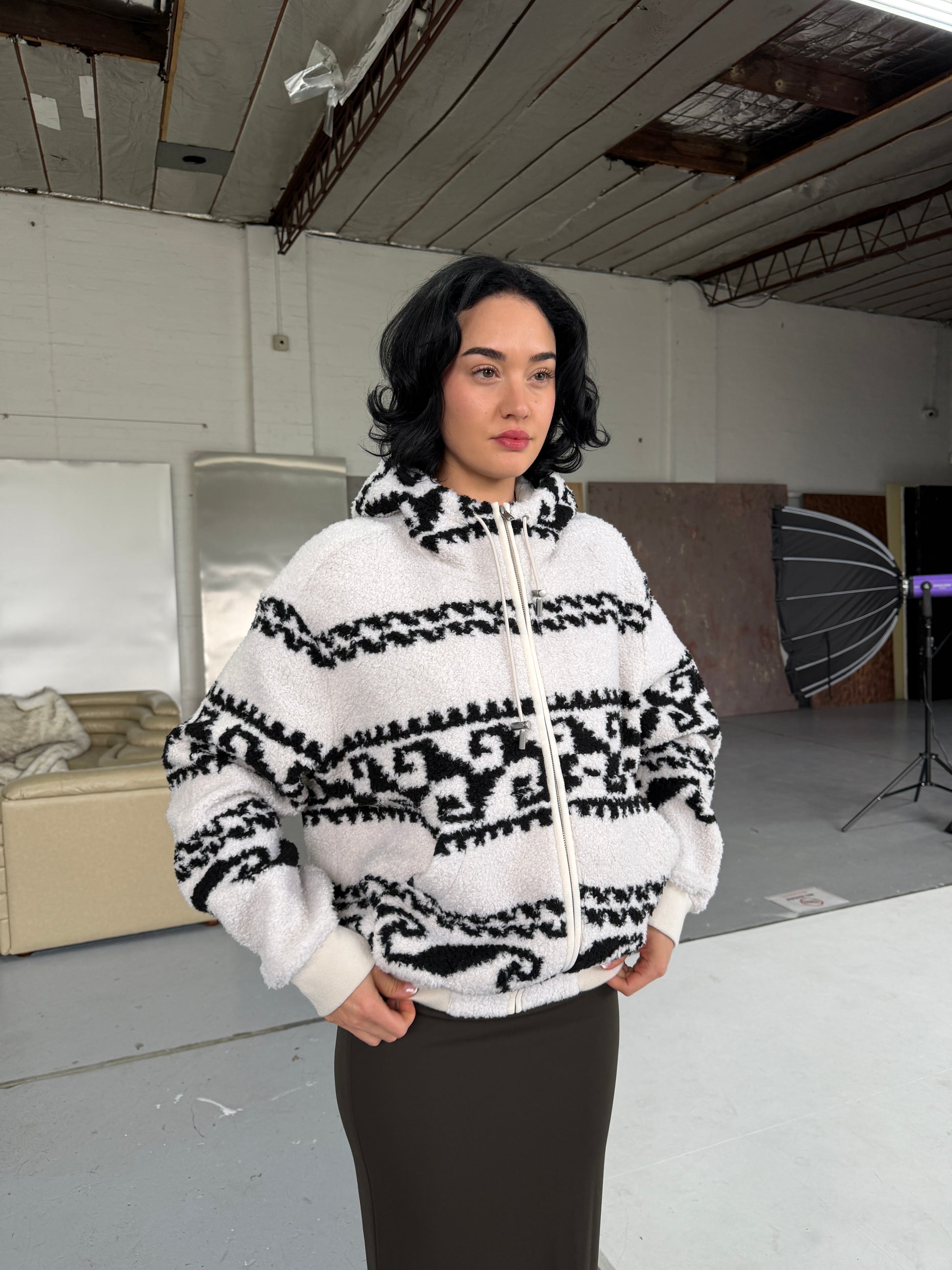 Isabel Marant Fleece Zip Hoodie (S)