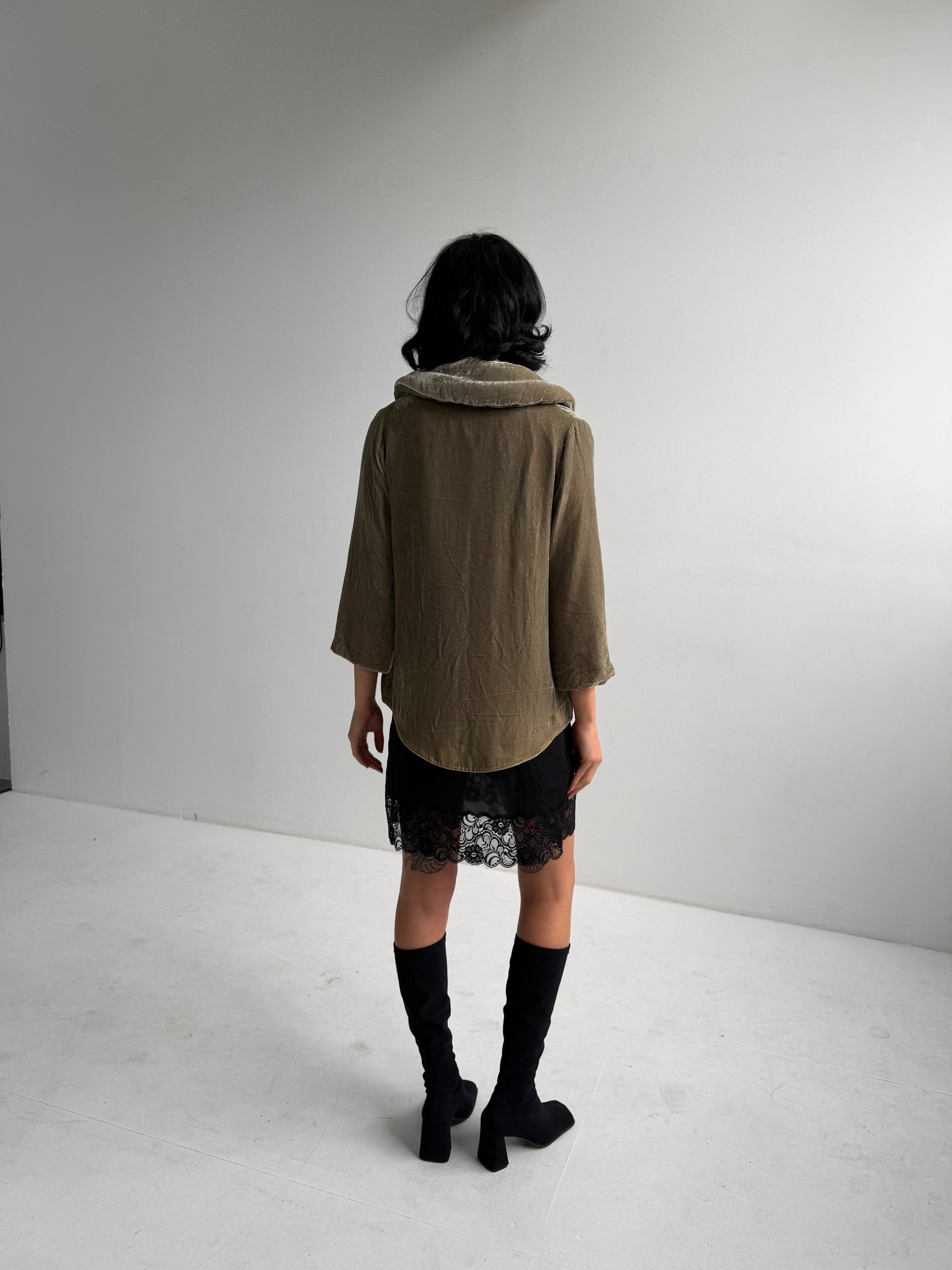 Isabel Marant Velvet Draped Jacket (S/M)