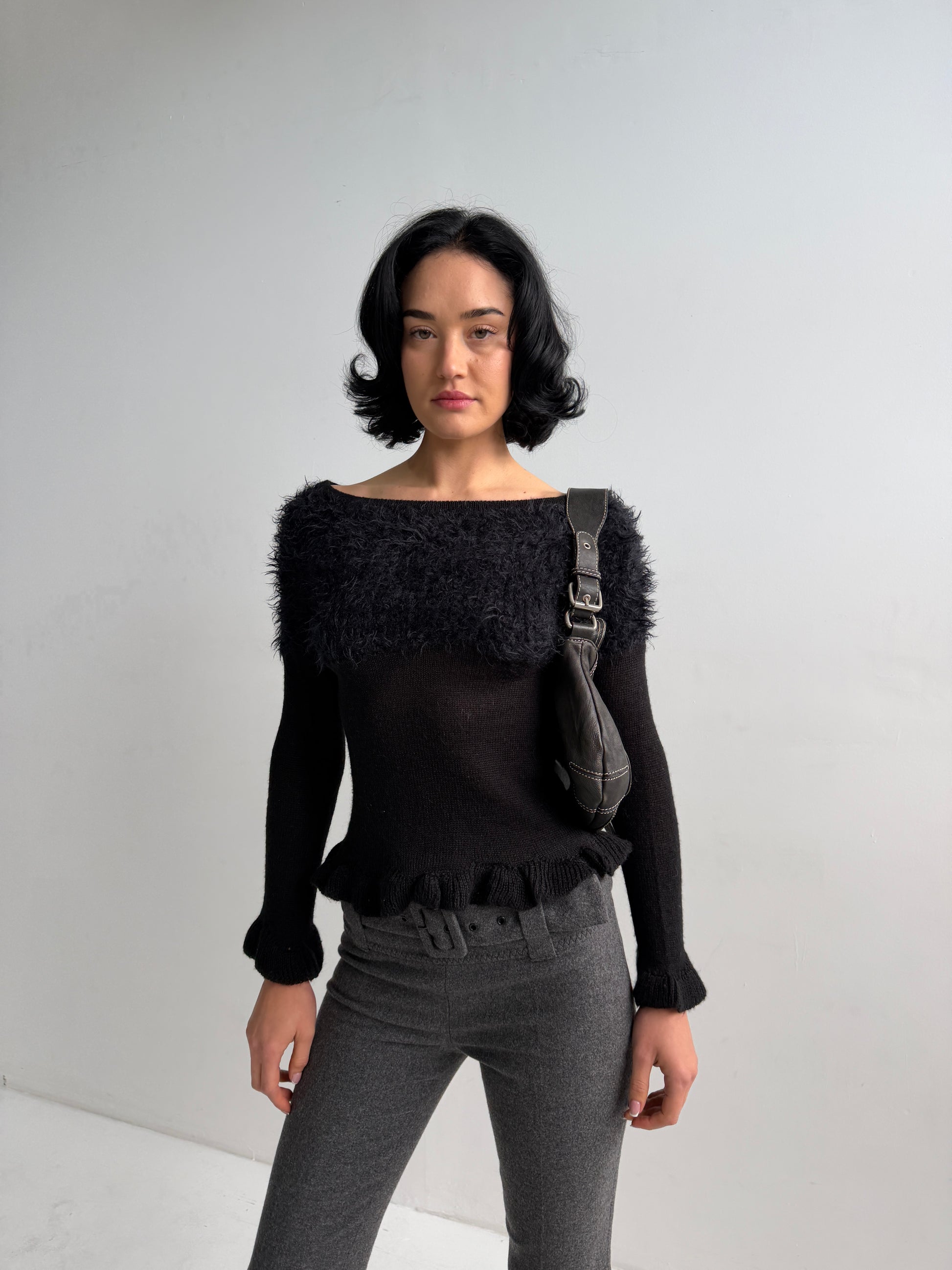 DKNY Fluffy Knit Sweater (S-L)