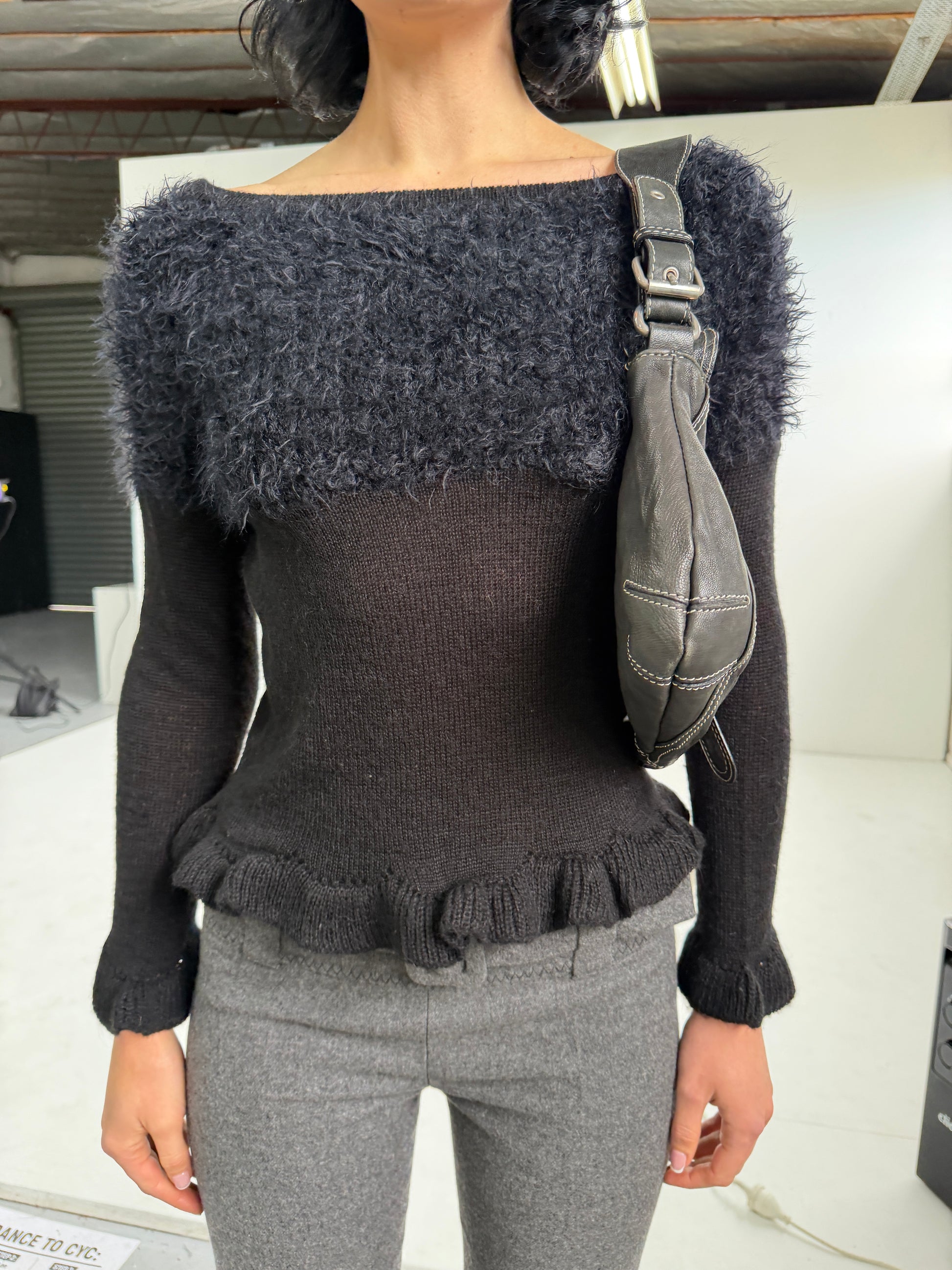 DKNY Fluffy Knit Sweater (S-L)