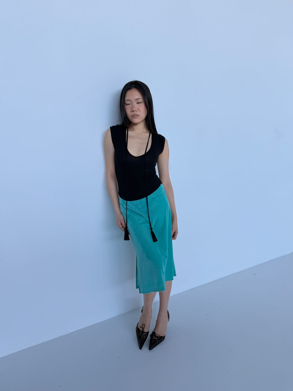 You Were Meant For Me Skirt — Aqua