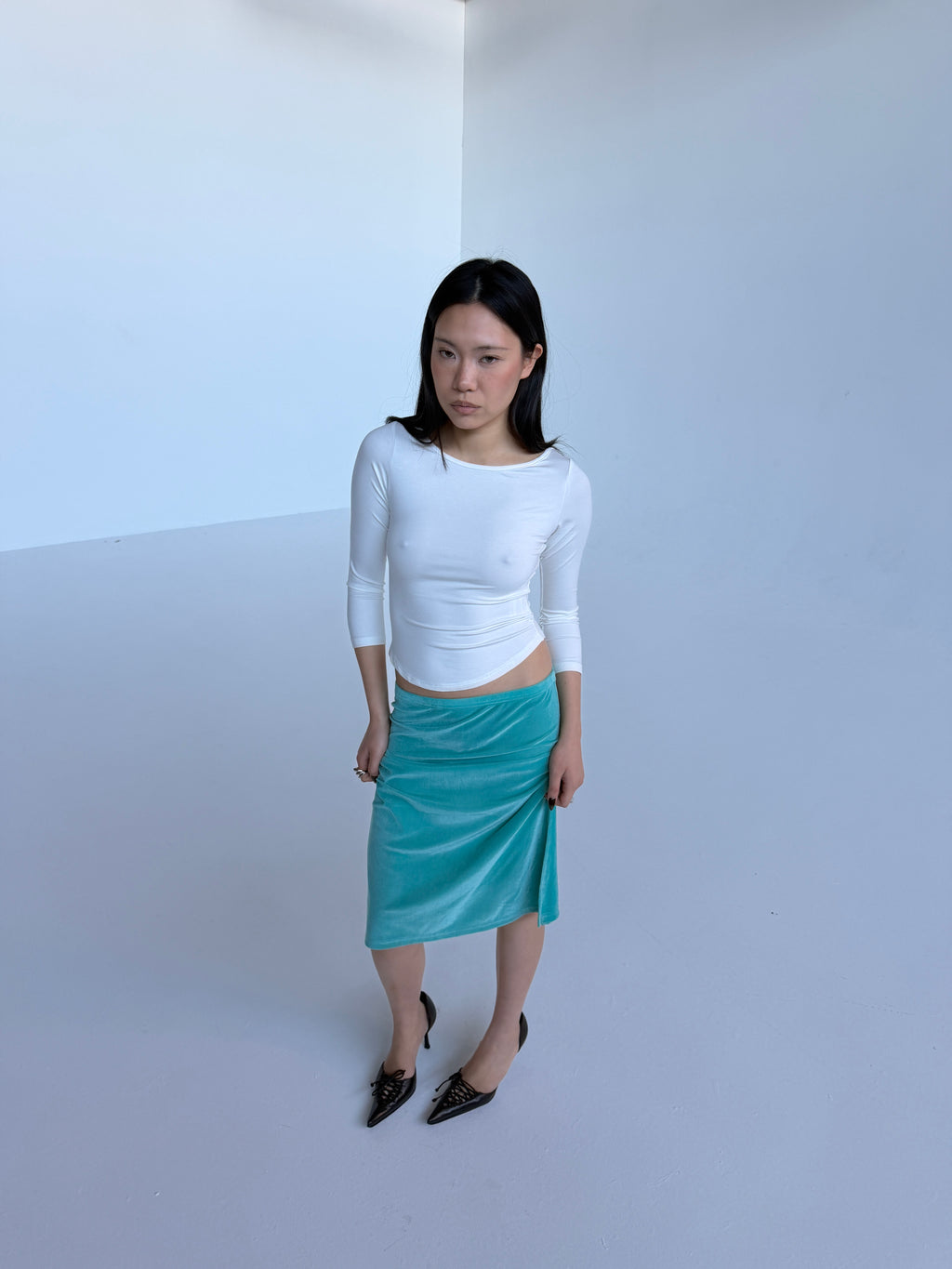 Off Duty Top — White