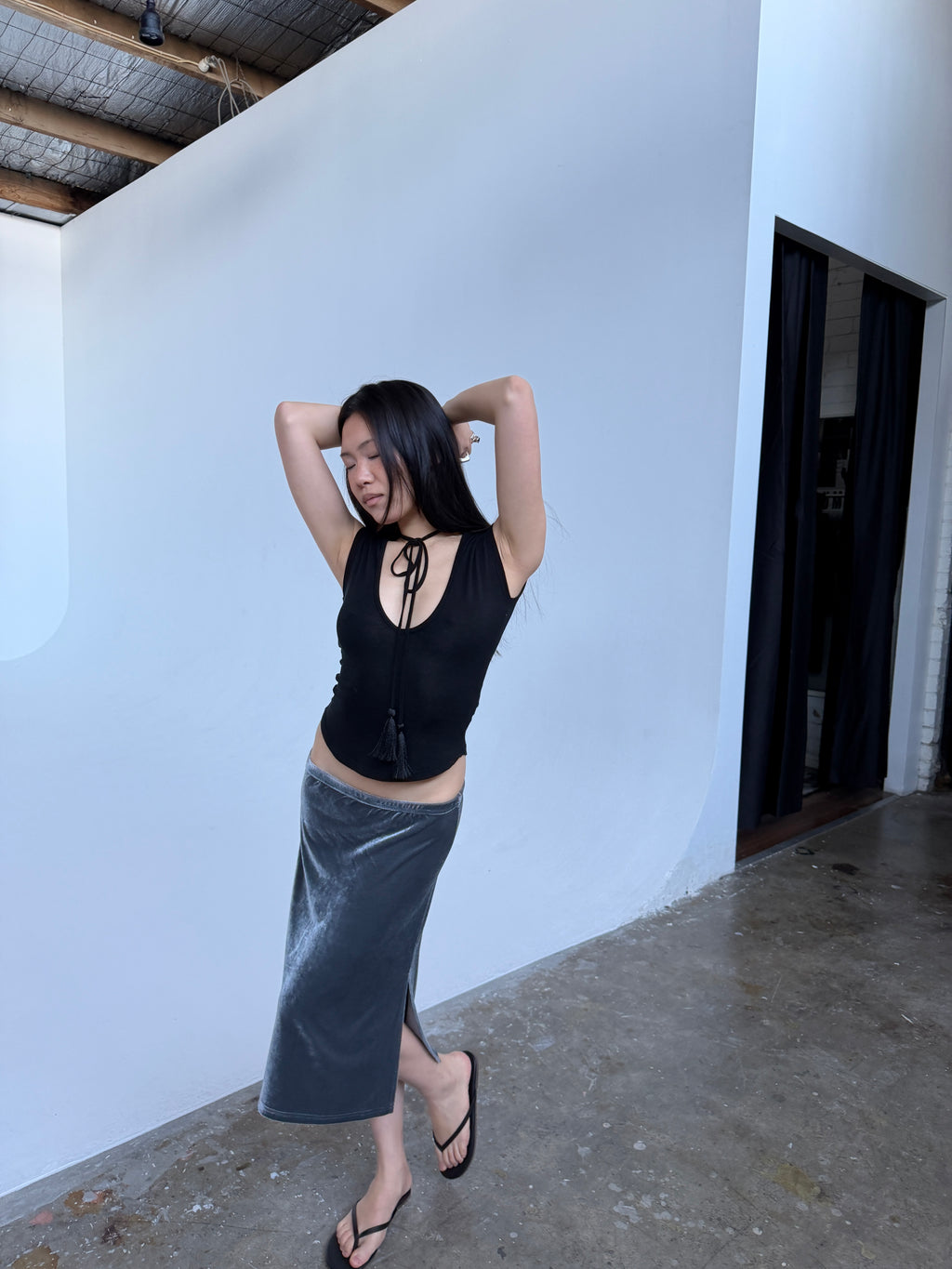 You Were Meant For Me Skirt — Silver