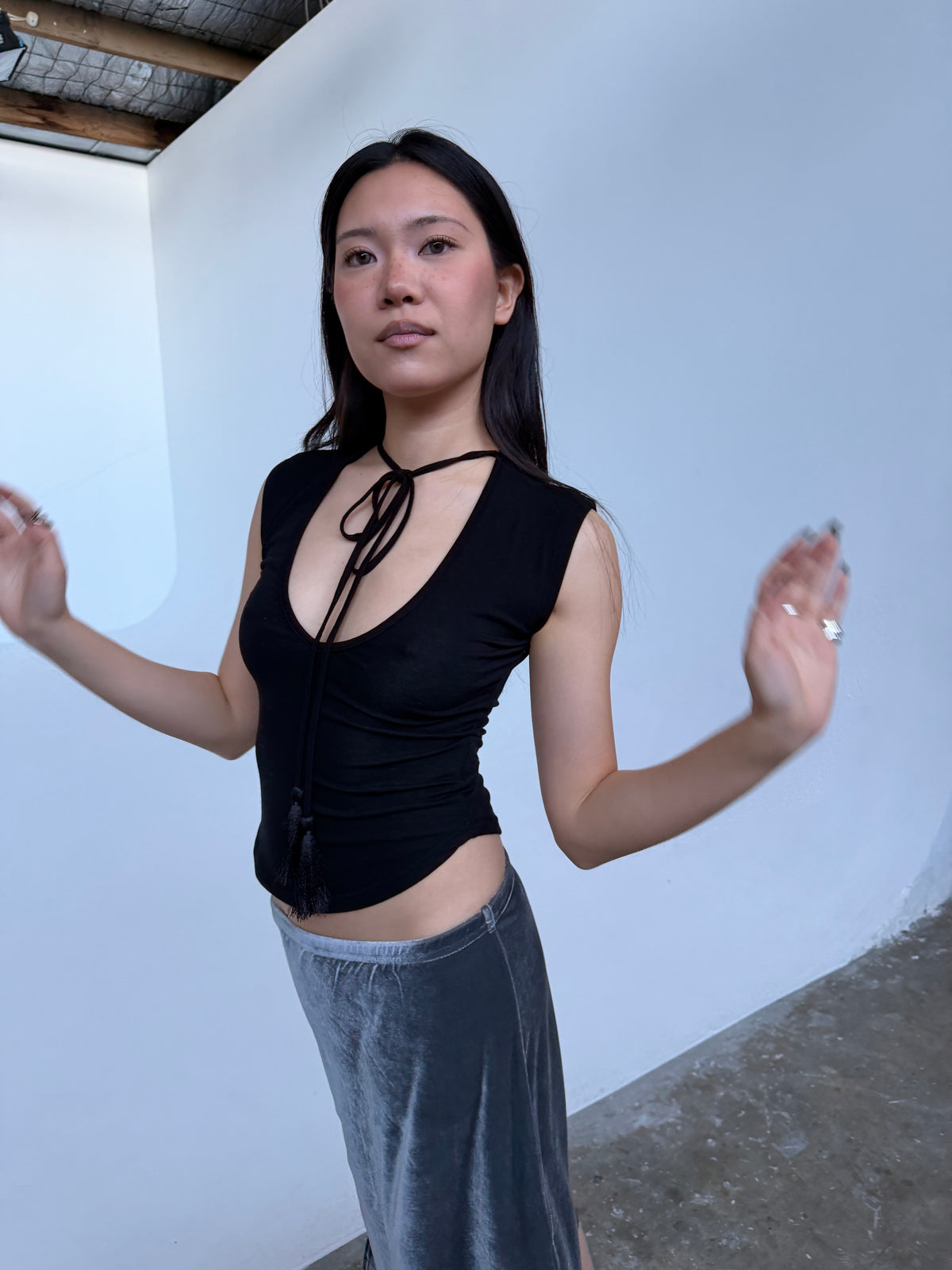 You Were Meant For Me Skirt — Silver