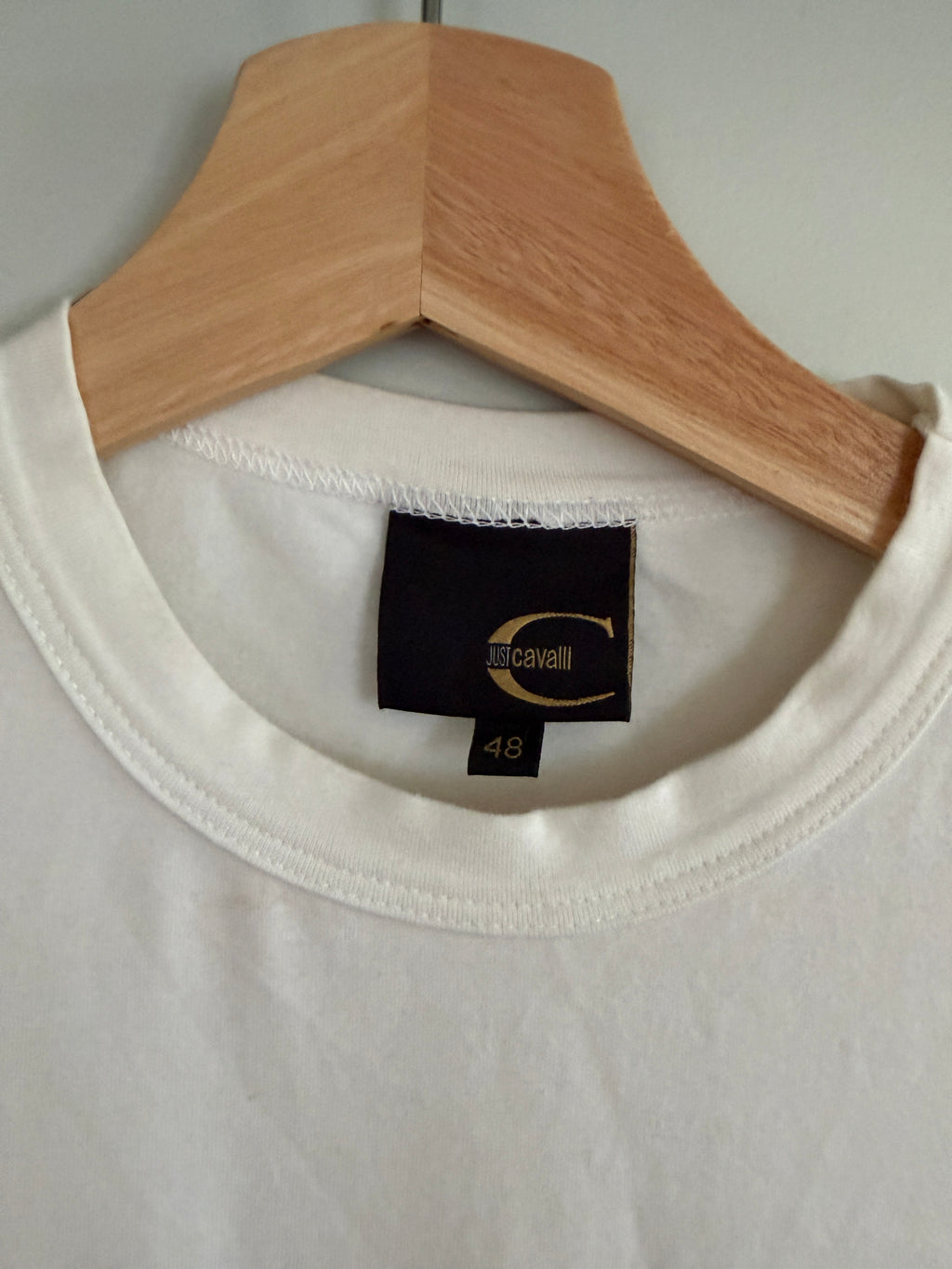 Vintage Just Cavalli "Just So Sexy" Graphic Tee —  Made in Italy (M/L)
