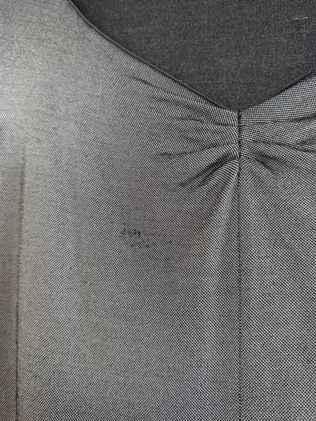 Vintage Armani Ruched Neckline Fitted Top (M)