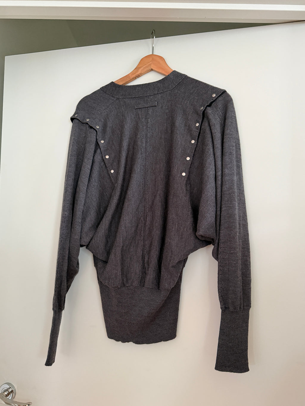JPG Studded Batwing Cardigan (S/M)