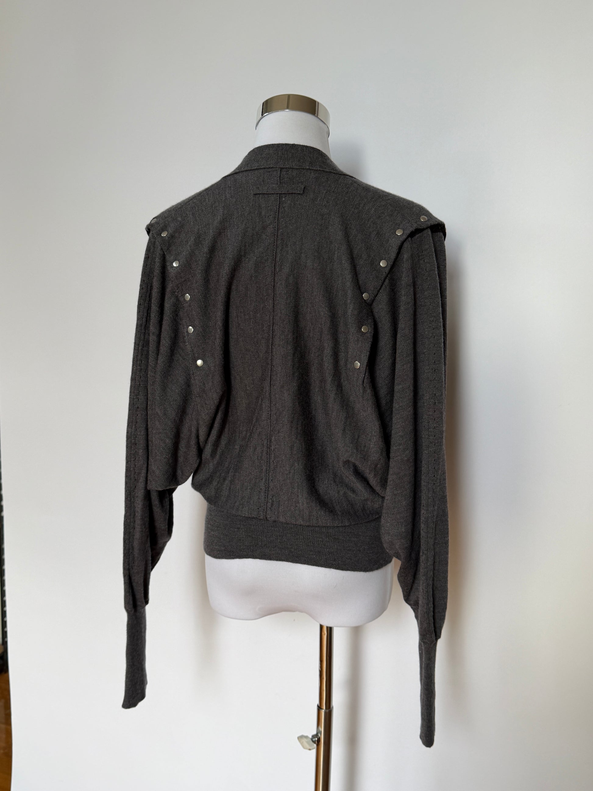 JPG Studded Batwing Cardigan (S/M)