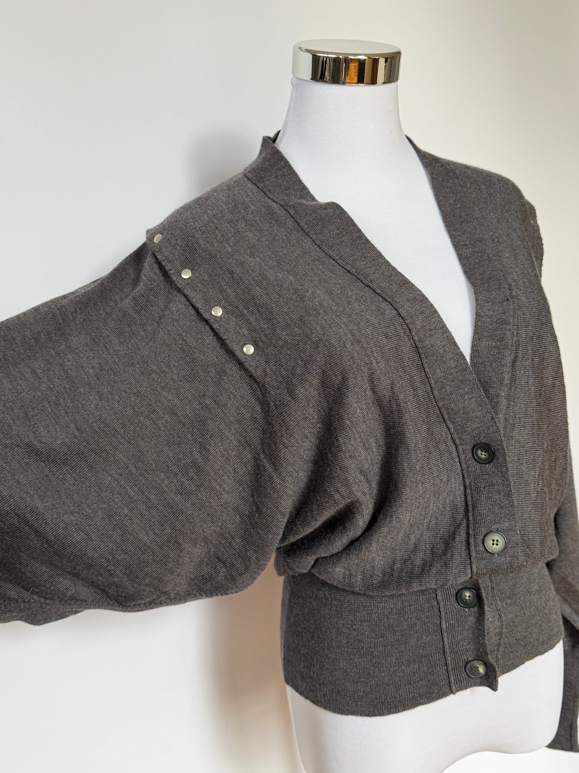 JPG Studded Batwing Cardigan (S/M)
