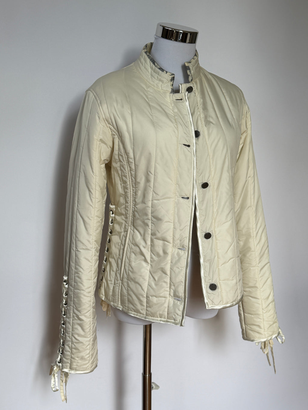 Valentino Garavani Reversible Brocade Padded Blouson Jacket (XS/S)