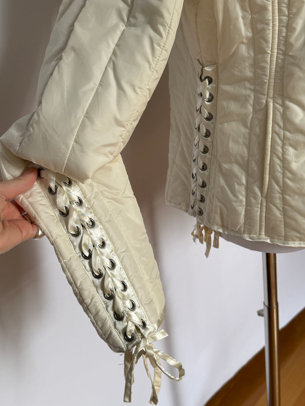 Valentino Garavani Reversible Brocade Padded Blouson Jacket (XS/S)