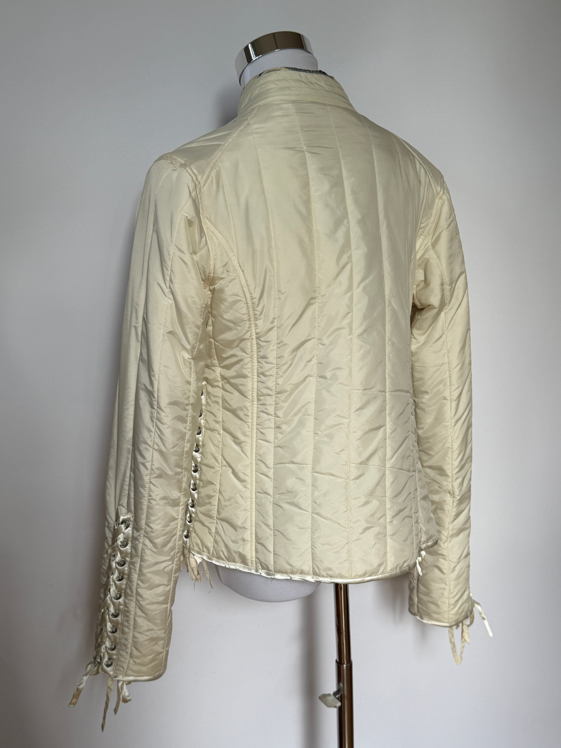 Valentino Garavani Reversible Brocade Padded Blouson Jacket (XS/S)