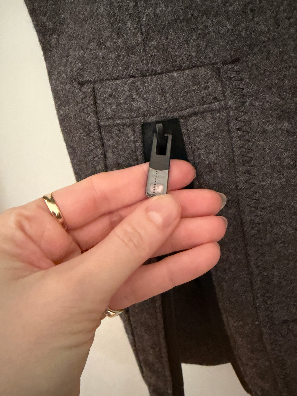 Prada Vintage Grey Wool Cropped Trousers with Matching Belt (XXS/XS)