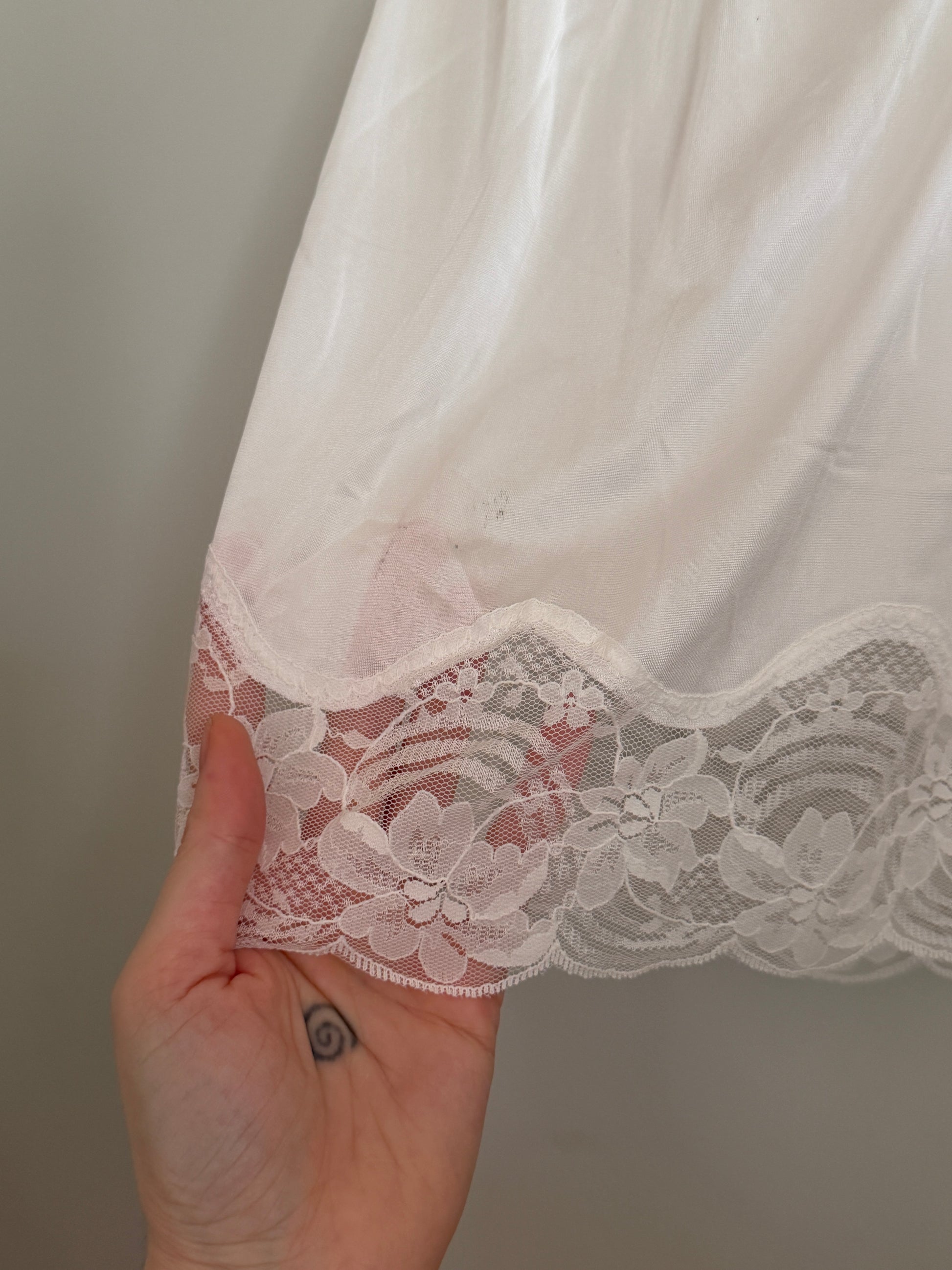 Deadstock White Lace Corset Lingerie Dress (Fits XS/S)