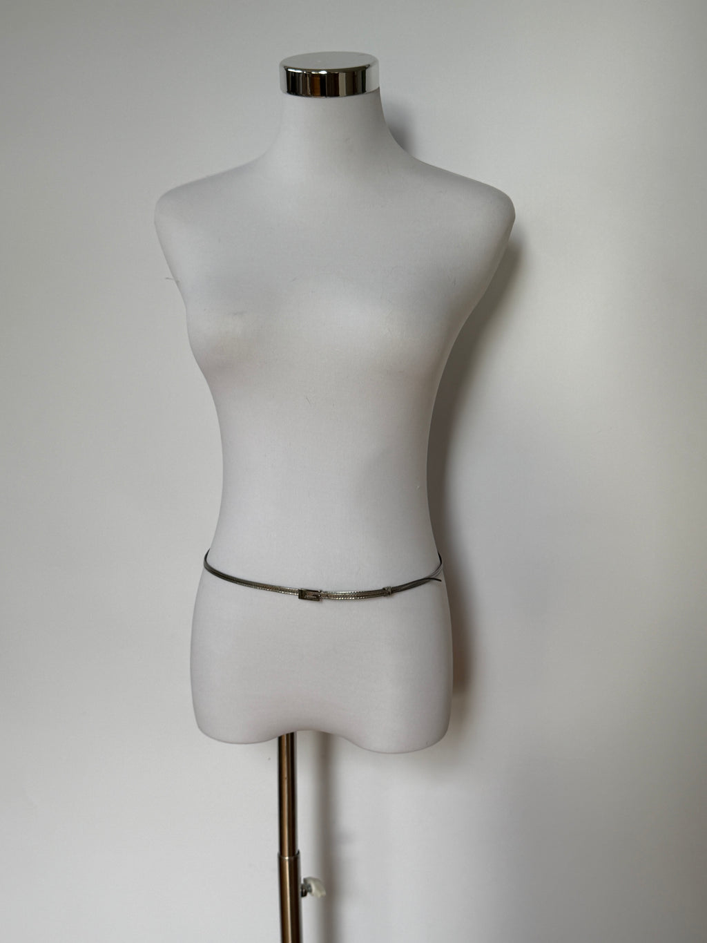 Gucci Skinny Belt — Silver