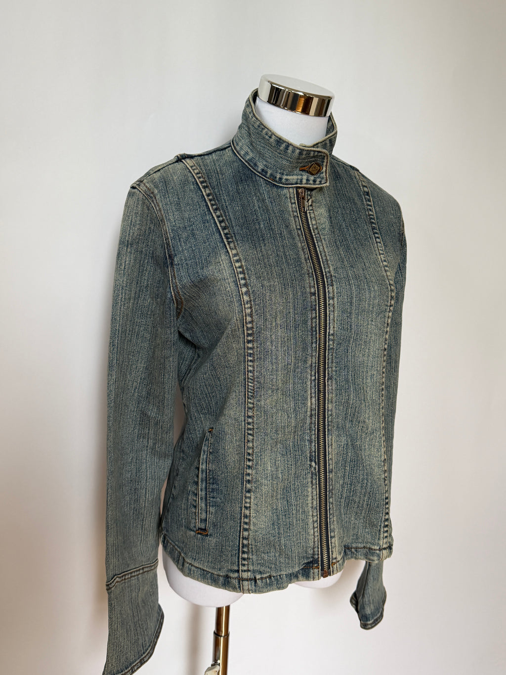 Vintage Y2K Denim Jacket (L)