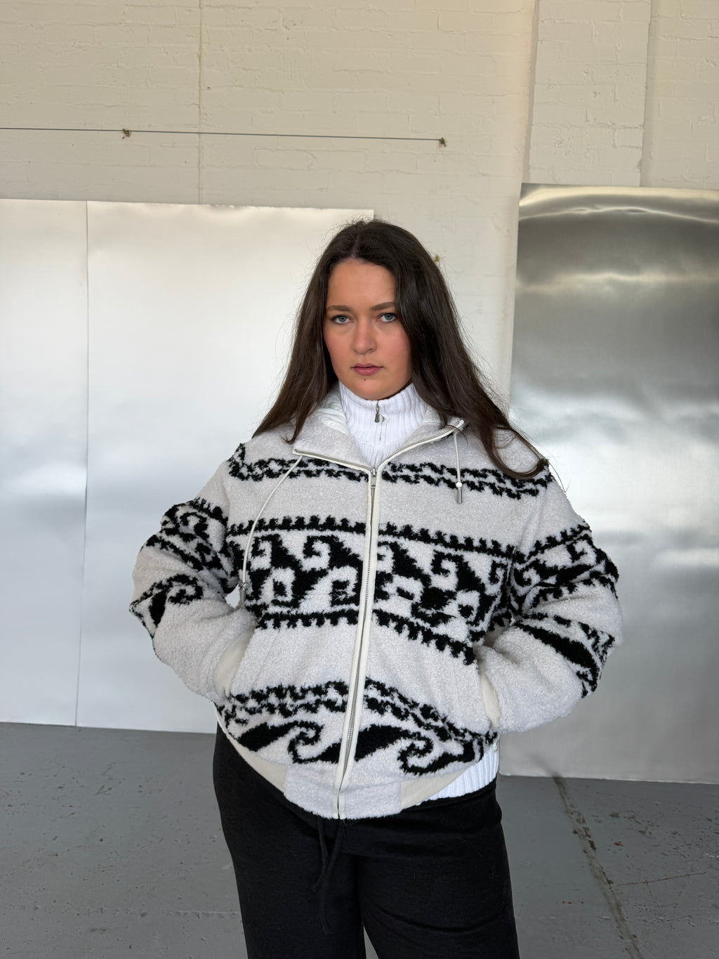 Isabel Marant Fleece Zip Hoodie (S)