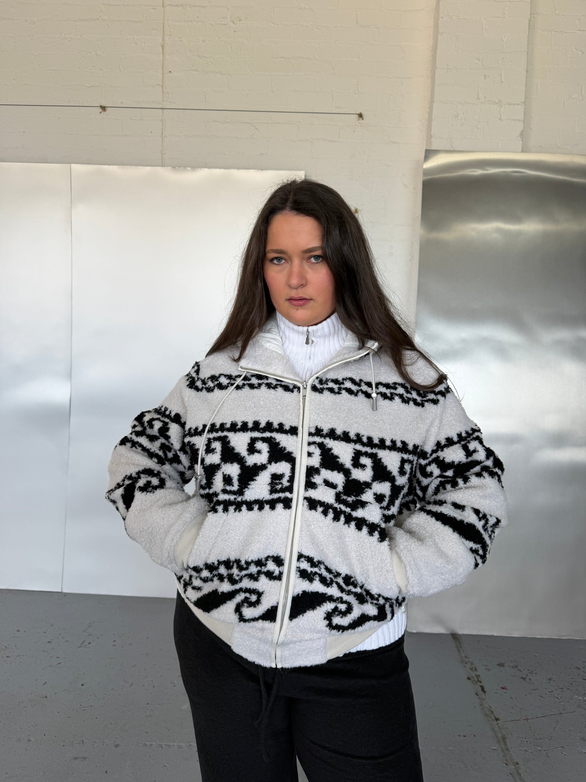 Isabel Marant Fleece Zip Hoodie (S)