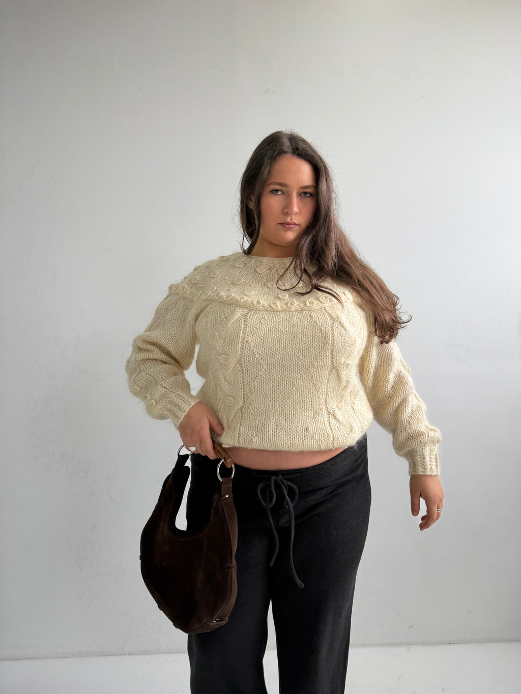 Flower Knit Sweater (XS-L)
