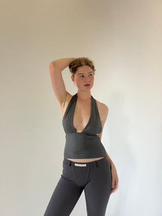 Sublime Bamboo Flares — Charcoal Rib