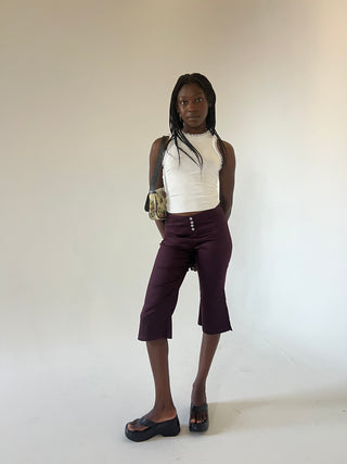 Black Raspberry Capris