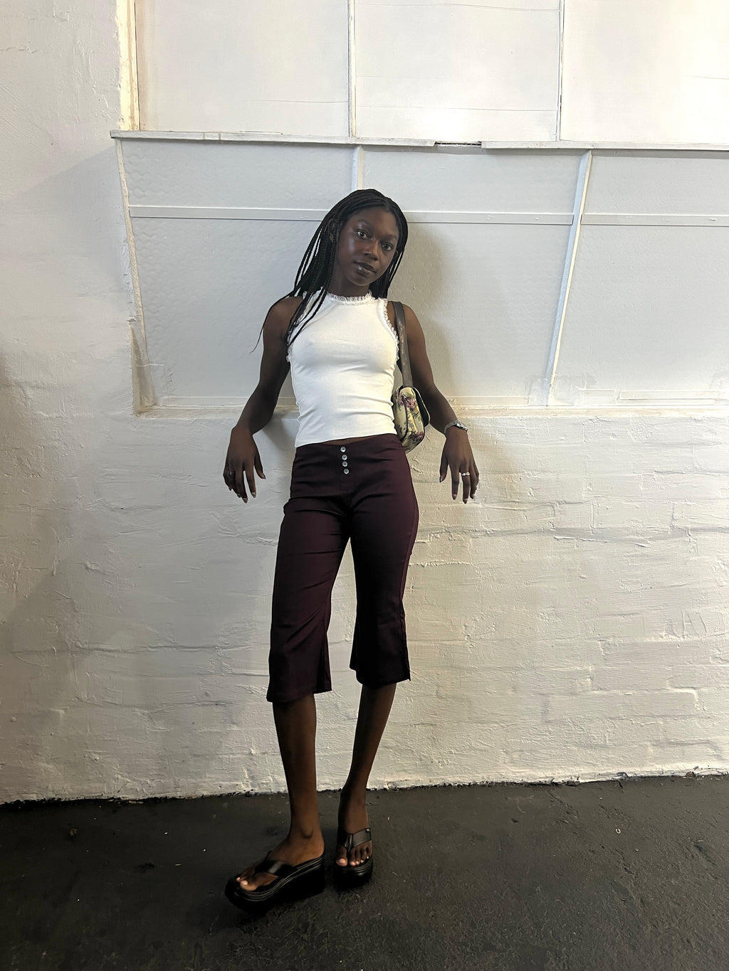 Black Raspberry Capris