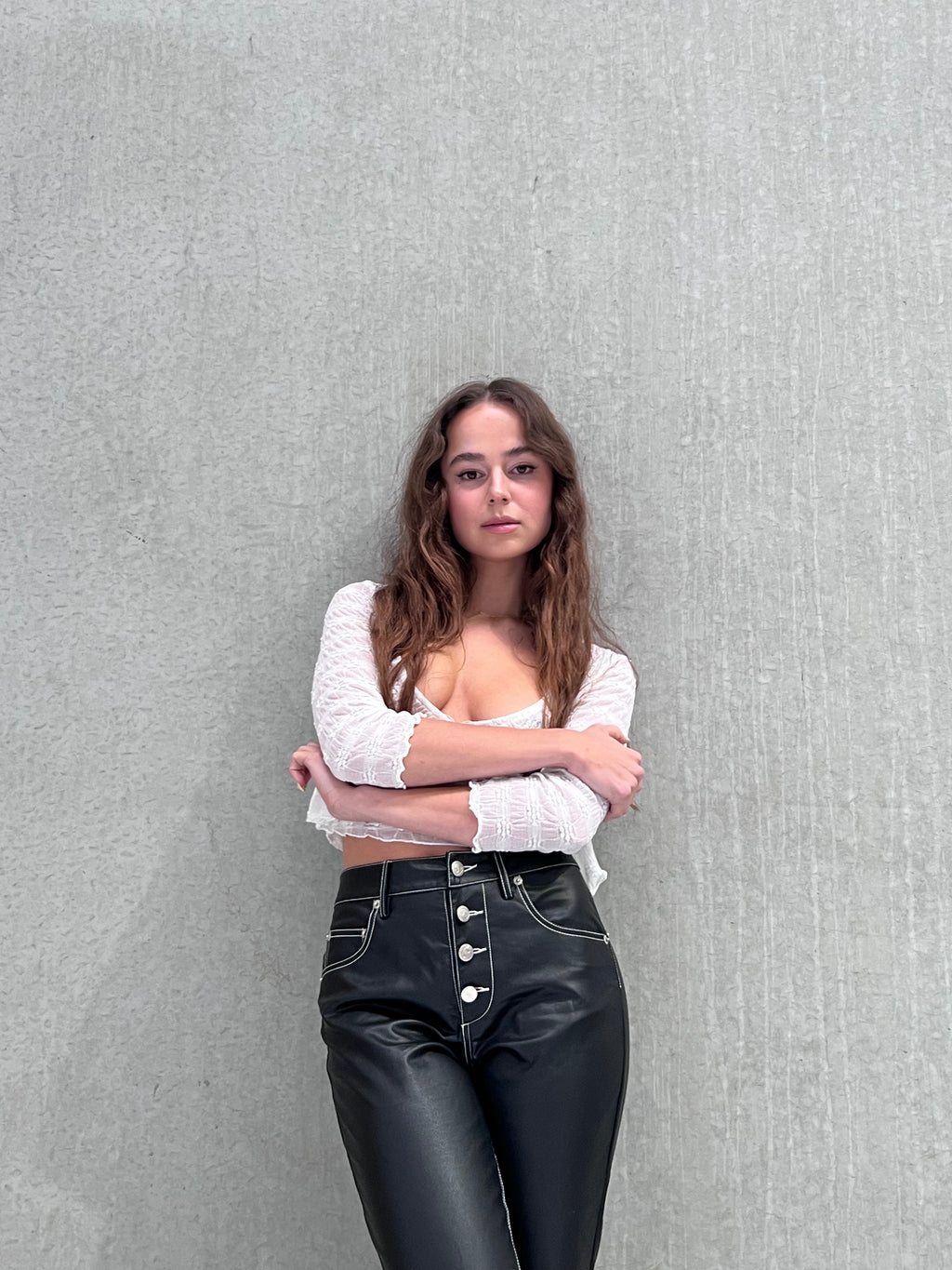 Jett Faux Leather Jeans — Limited Edition