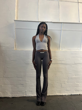 Sublime Bamboo Flares — Charcoal Rib