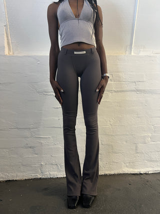 Sublime Bamboo Flares — Charcoal Rib