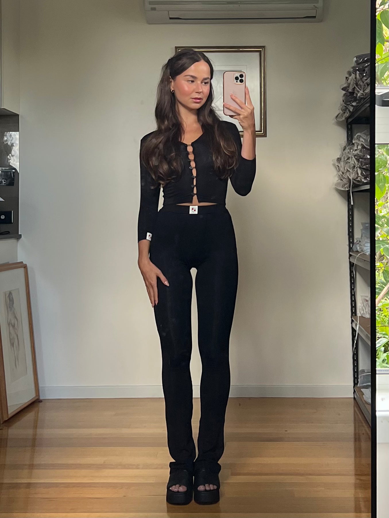 Sublime Bamboo Flares — Black