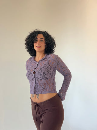 Amethyst Lace Shirt