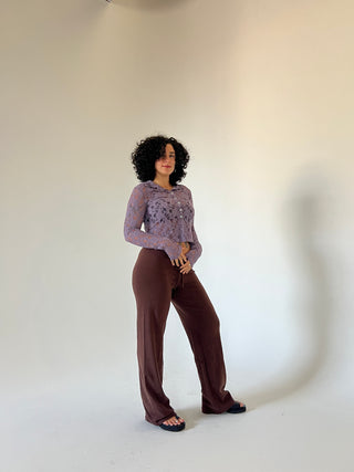 Dusty Lounge Pants — Umber