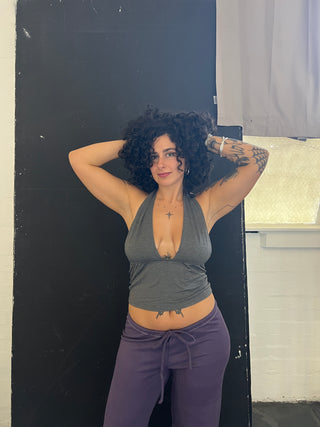 Stellar Halter Top — Grey