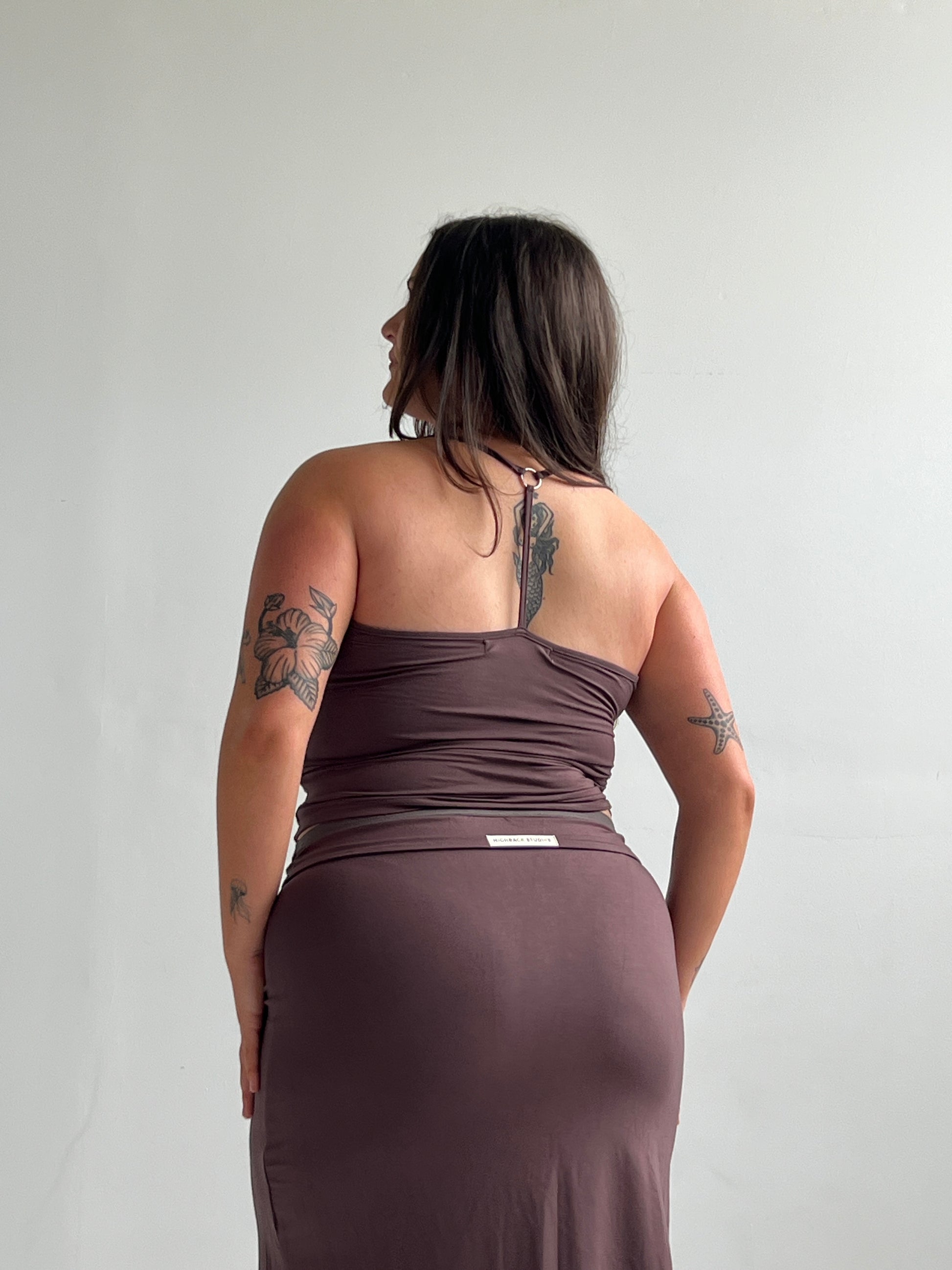 Aquila O'Ring Tank Top — Umber