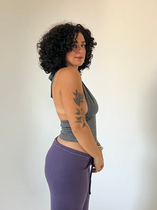 Stellar Halter Top — Grey