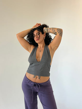 Stellar Halter Top — Grey