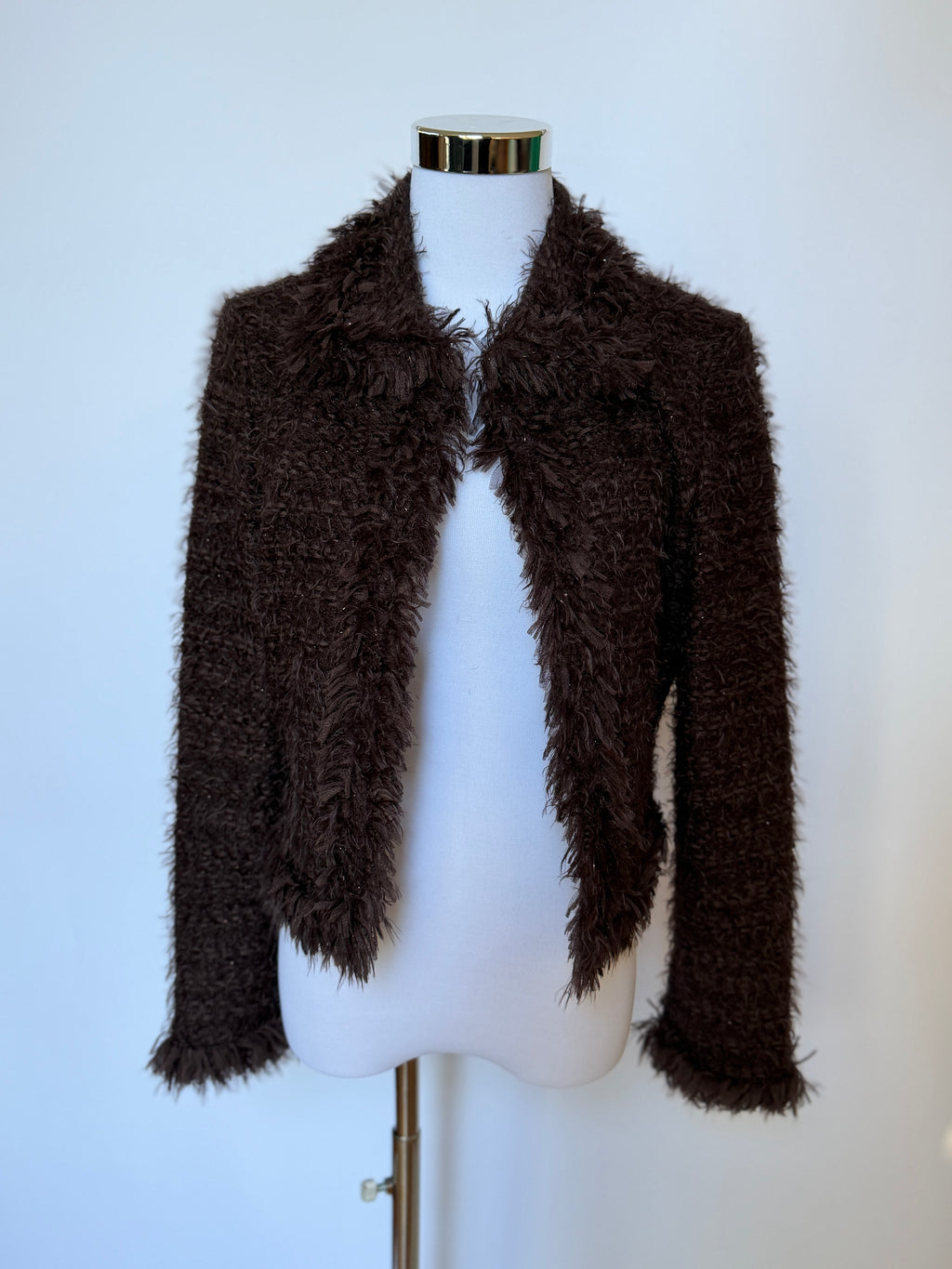 Balmain Vintage Brown Cardigan (XS/S)