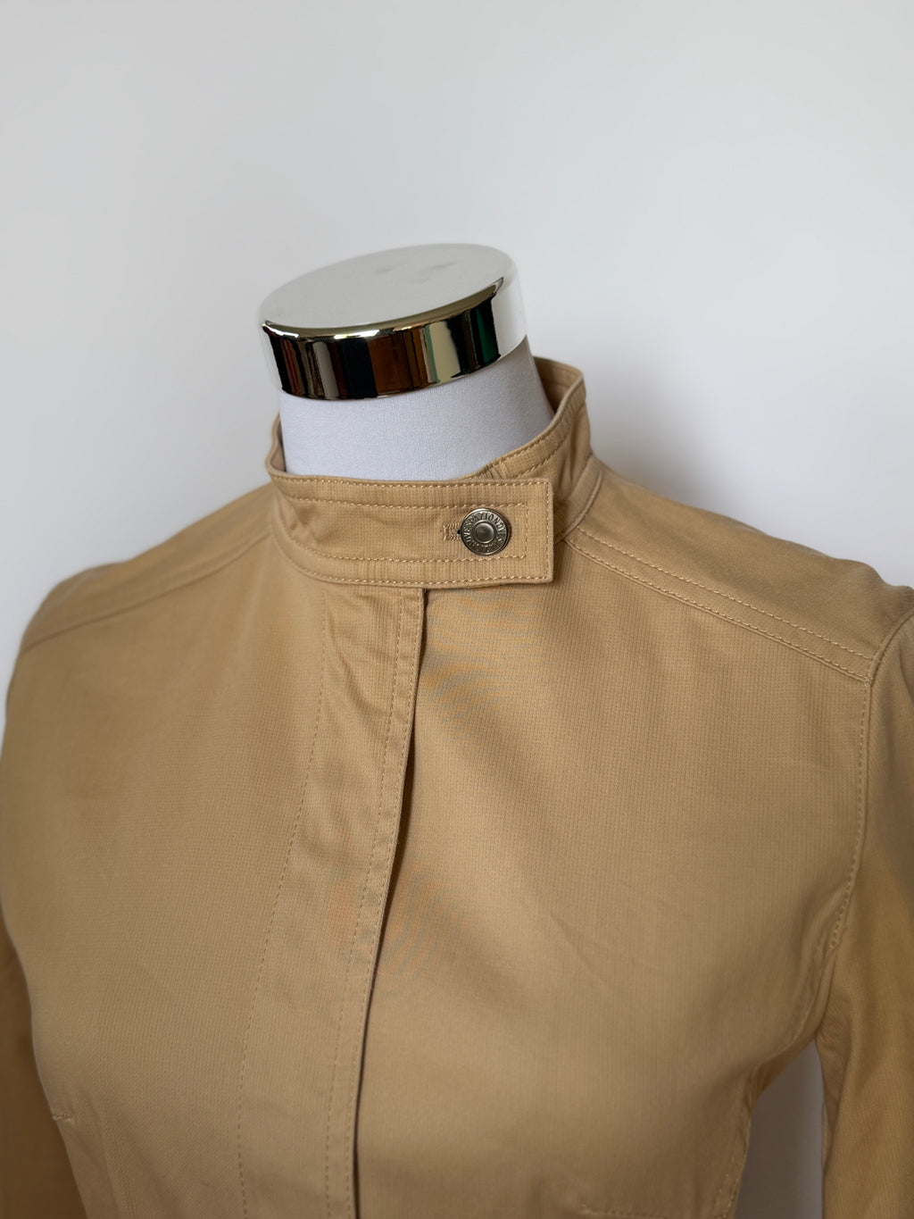 Vintage Beige Fitted Jacket (XS Petite)