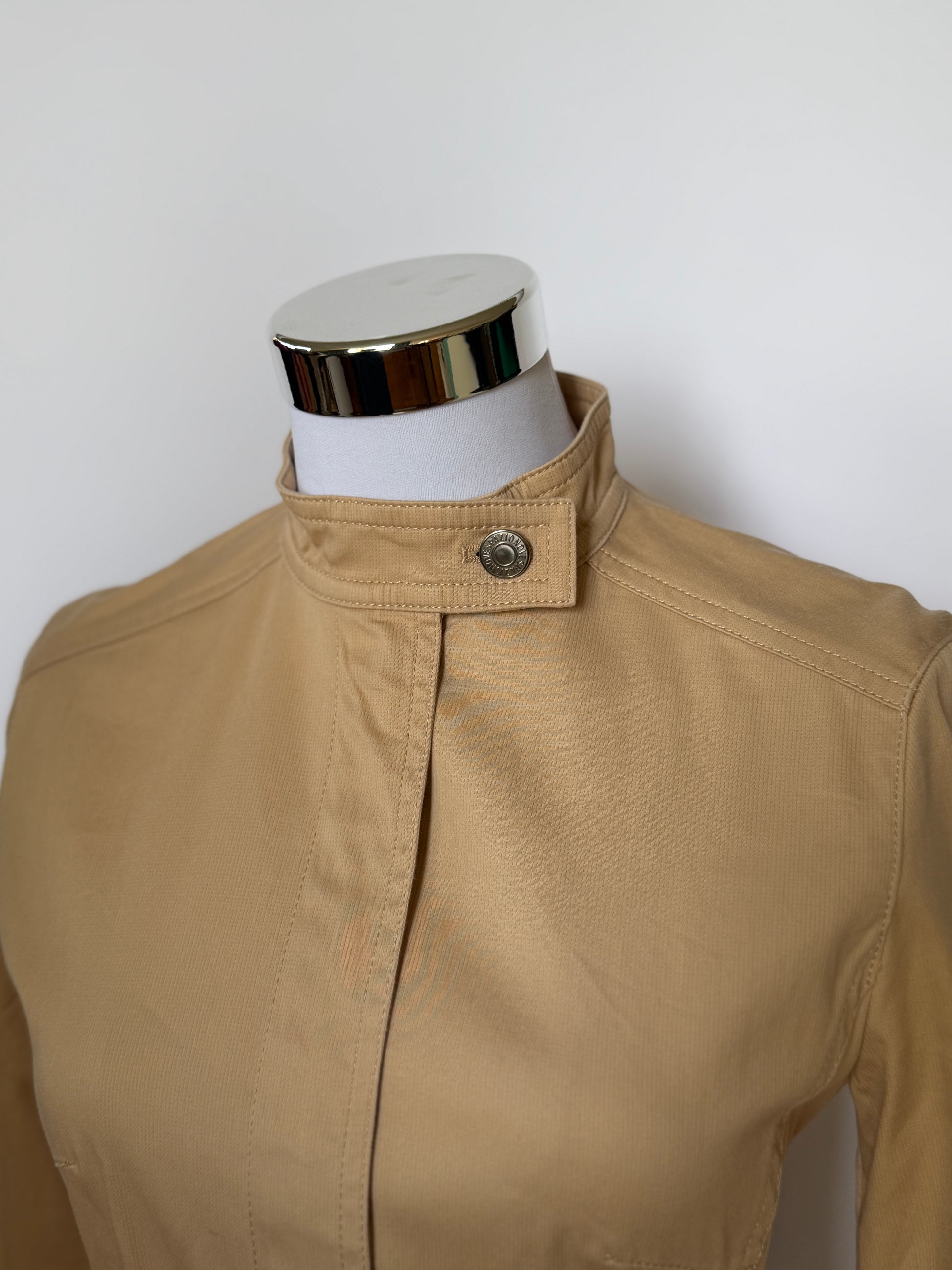 Vintage Beige Fitted Jacket (XS Petite)